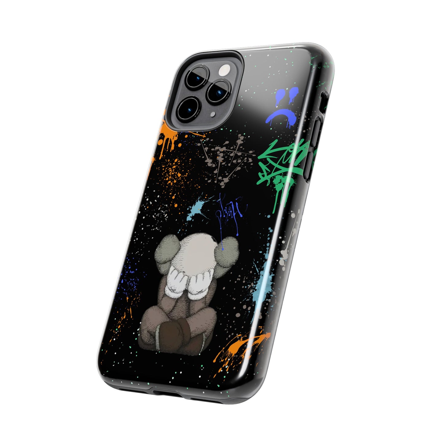 Kaws Graffiti Rugged Phone Case for iPhone and Samsung