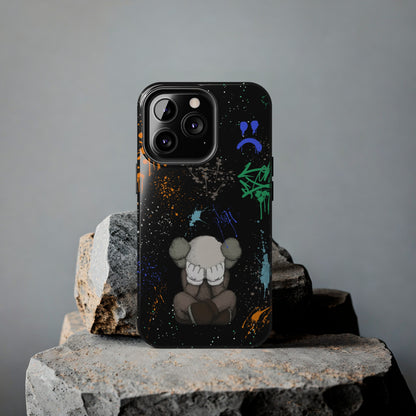 Kaws Graffiti Rugged Phone Case for iPhone and Samsung