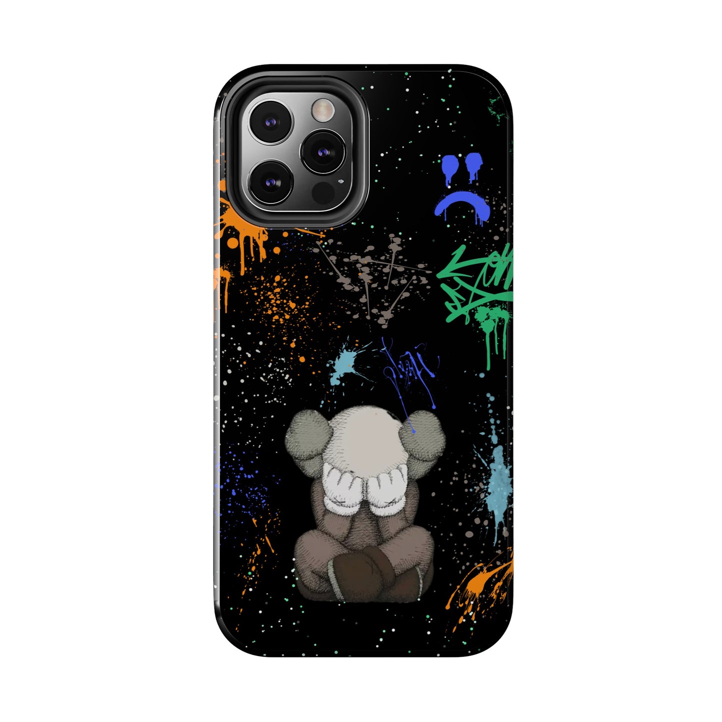 Kaws Graffiti Rugged Phone Case for iPhone and Samsung