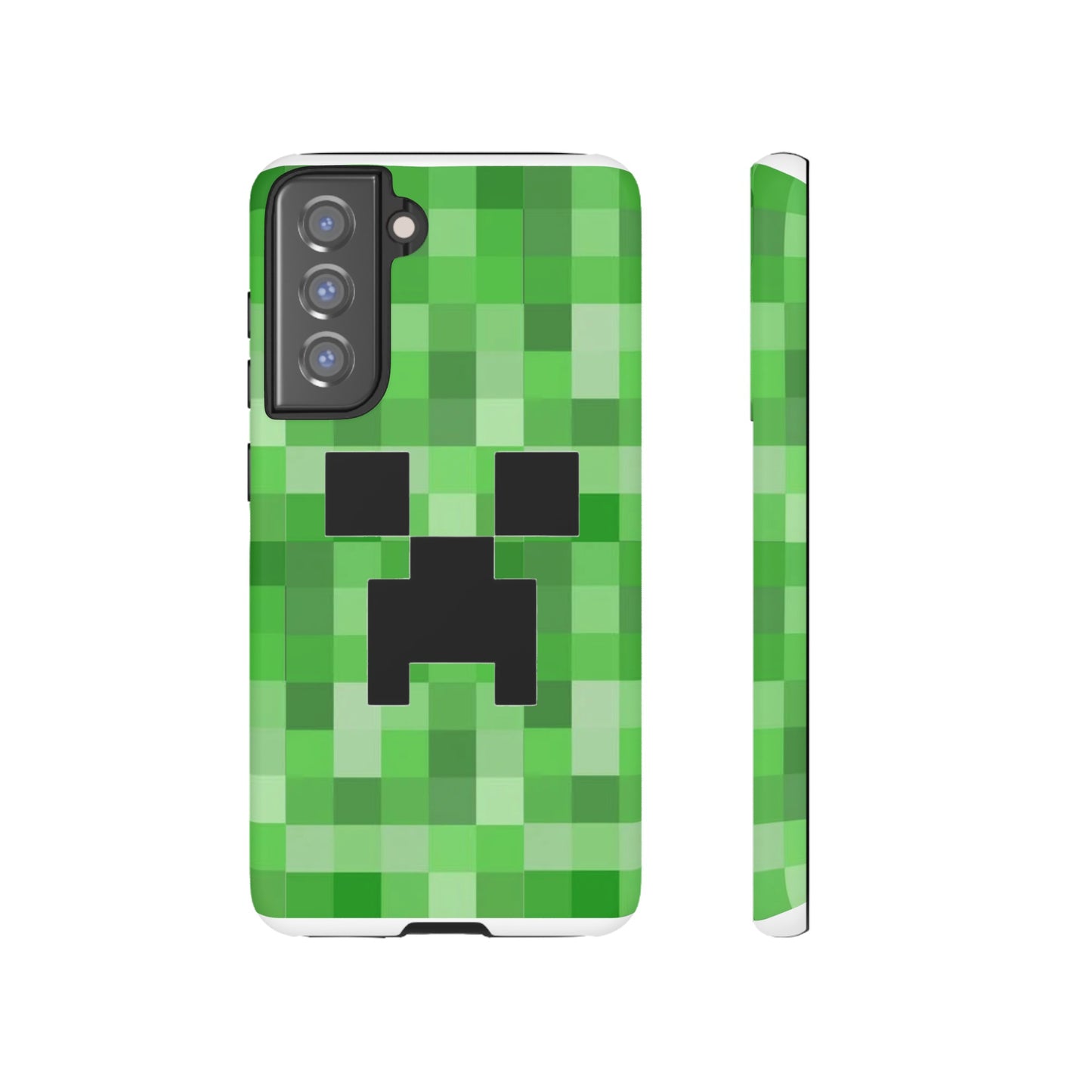 Creeper Minecraft Rugged Phone Case for IPhone, Samsung, Google