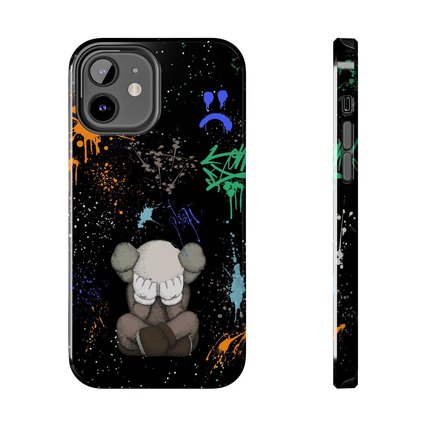 Kaws Graffiti Rugged Phone Case for iPhone and Samsung