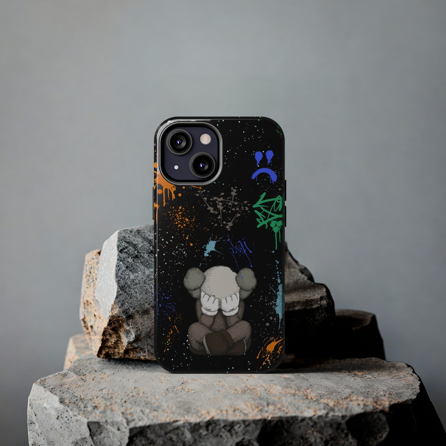 Kaws Graffiti Rugged Phone Case for iPhone and Samsung