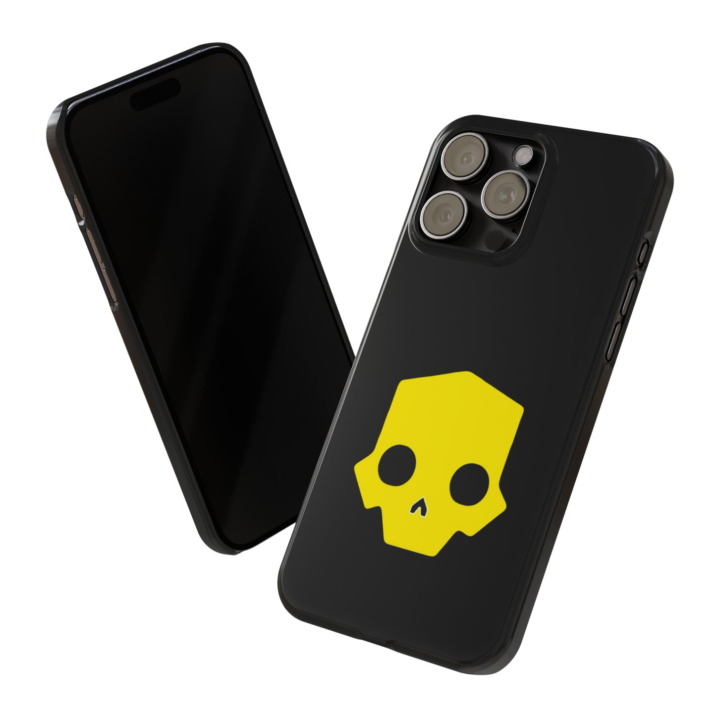 Helldivers 2 Slim iPhone Case Yellow Skull