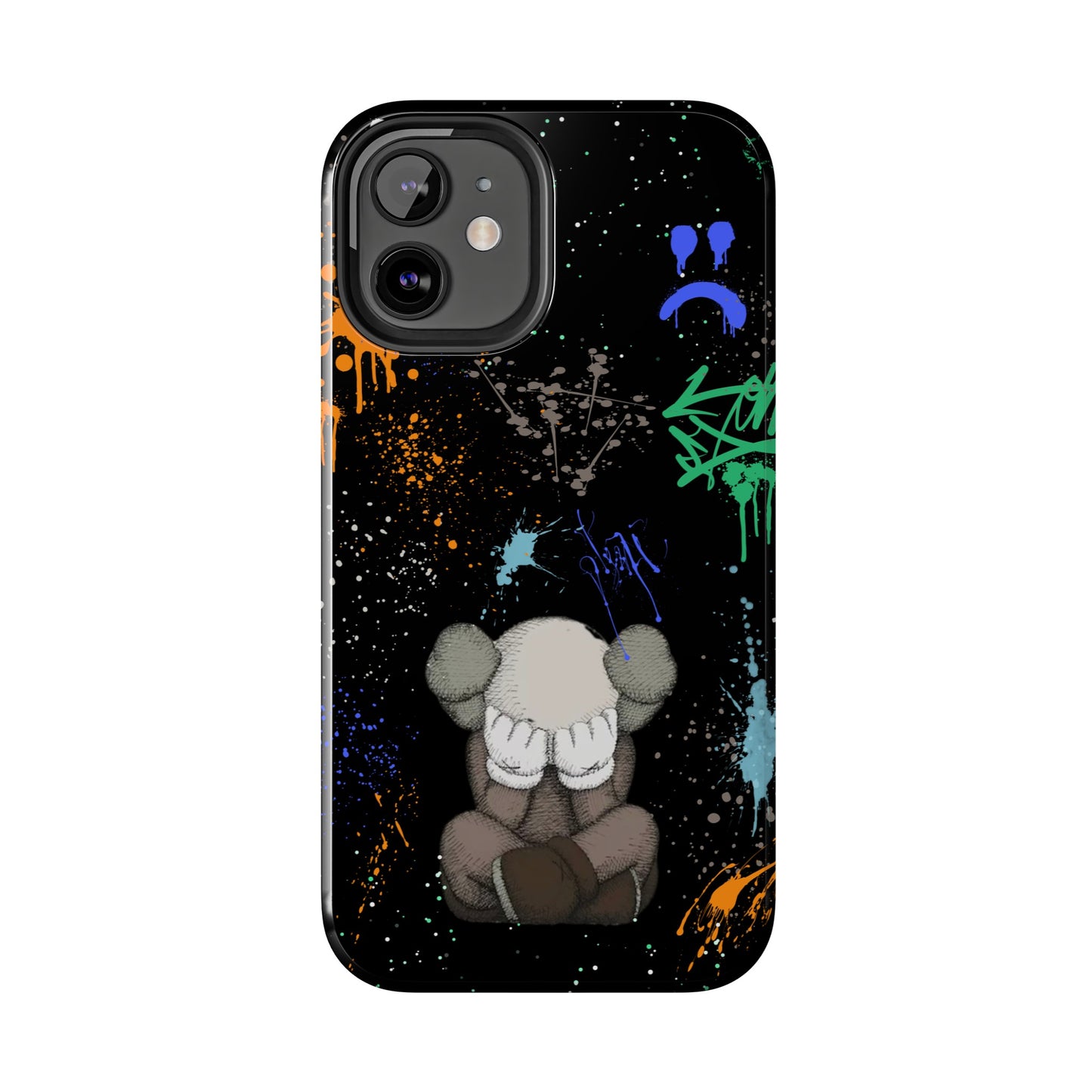 Kaws Graffiti Rugged Phone Case for iPhone and Samsung