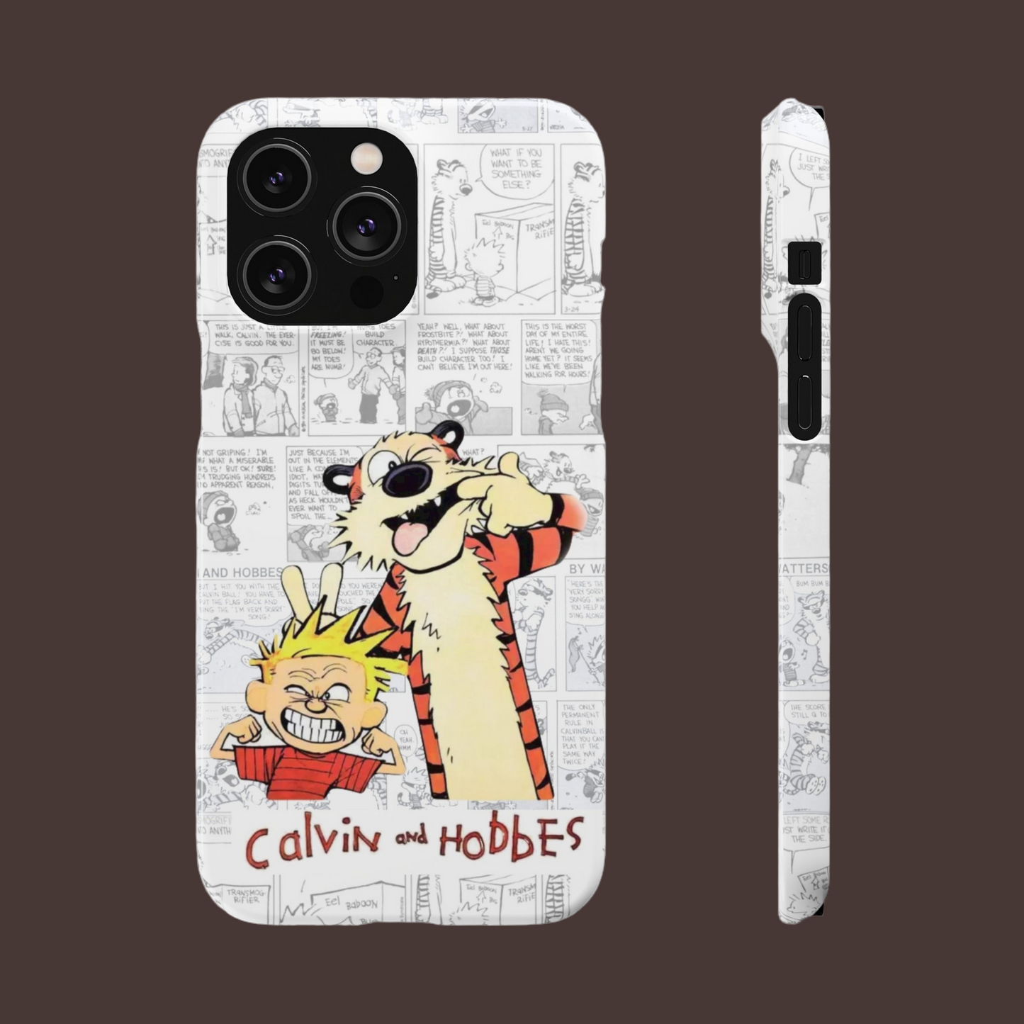 Calvin and Hobbes Comic Unique Case IPhone, Samsung, Google Pixel