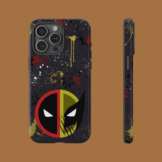 Deadpool Wolverine Rugged Phone Cases