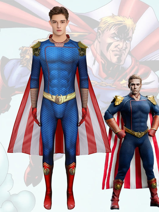 The Boys Homelander adult costume full costume for Halloween, cosplay, Comic Con, costume parties and more