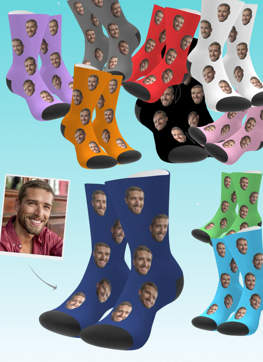 Custom Face Socks Personalized Photo Sock