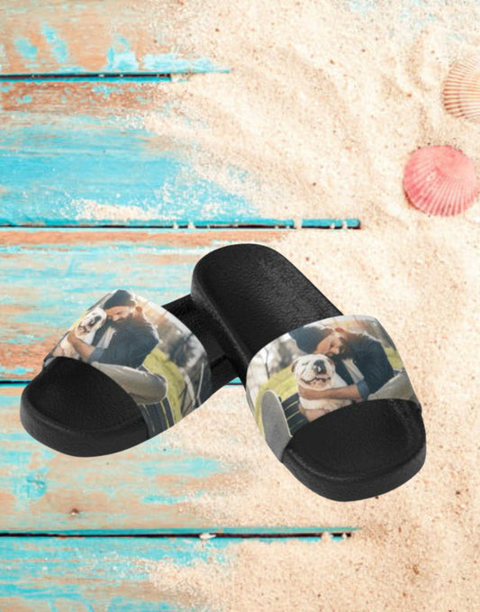 Custom Photo Personalized Slide Sandal For Men