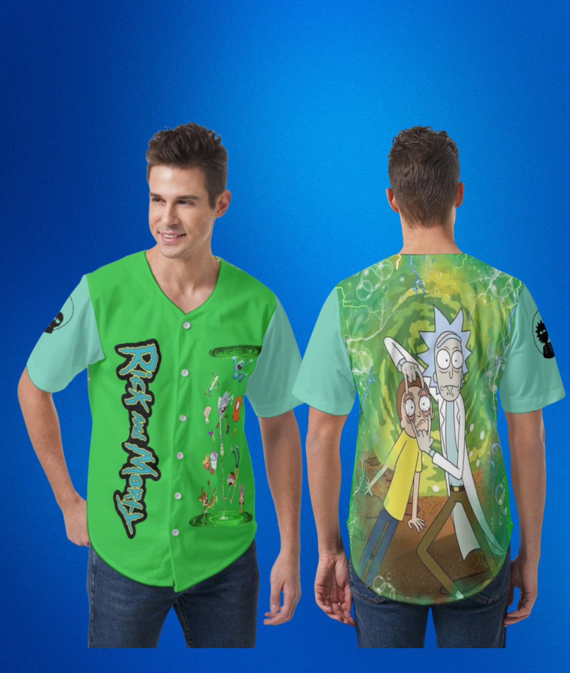 Rick and Morty Limited Edition Short Sleeve Baseball Jersey