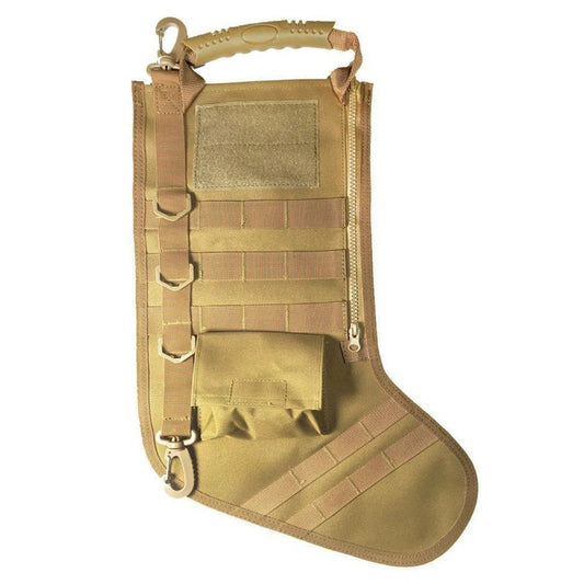 Tactical Christmas Stocking Bag Ruck up Hanging Stocking Christmas Decoration Gifts Stocking Bag